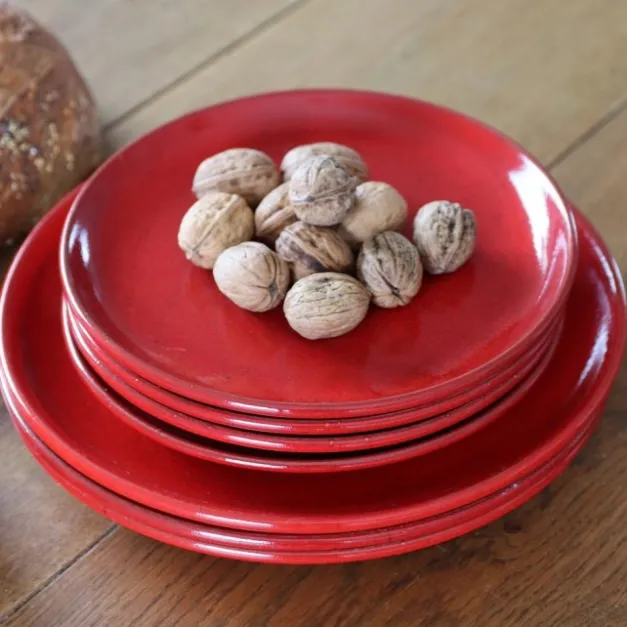 Assiette creuse Rouge