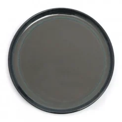 Assiette plate Bleu