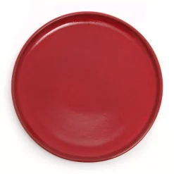 Assiette plate Rouge