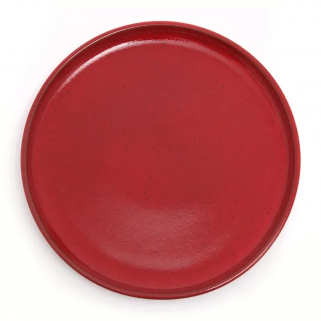 Assiette plate Rouge
