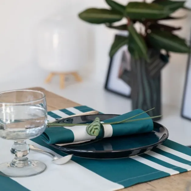 Chemin de table Vert