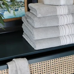Drap de douche Gris