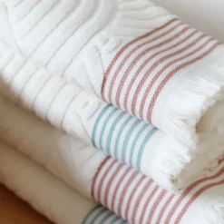 Drap de douche Rouge