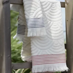 Drap de douche Rouge
