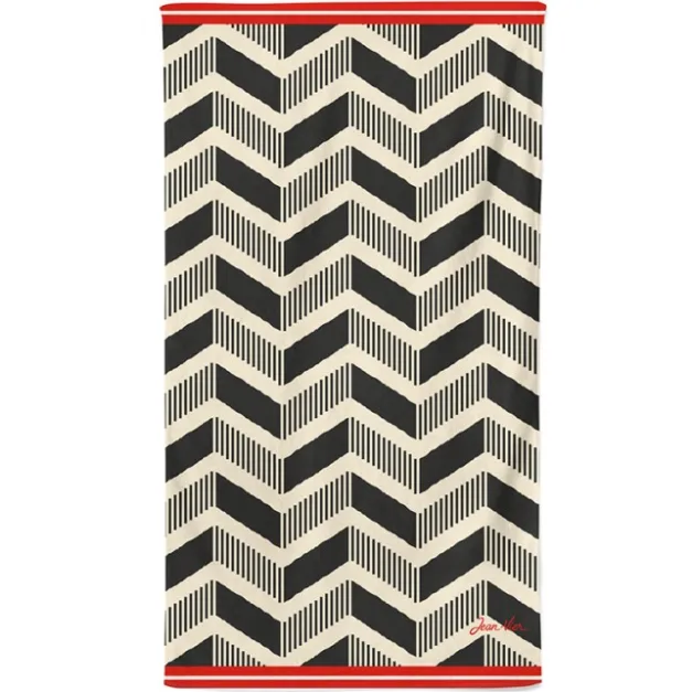 Drap de plage Noir