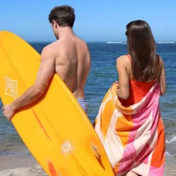 Drap de plage Rose