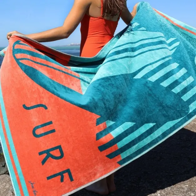 Drap de plage Vert