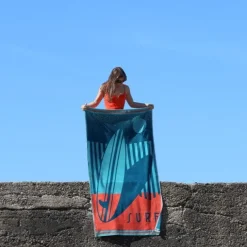 Drap de plage Vert