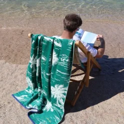 Drap de plage Vert