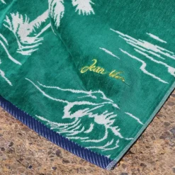 Drap de plage Vert