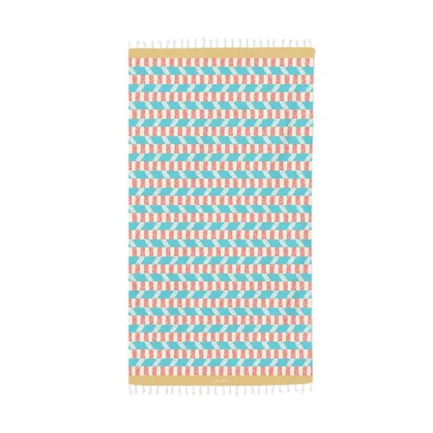 Foutas en coton Bleu