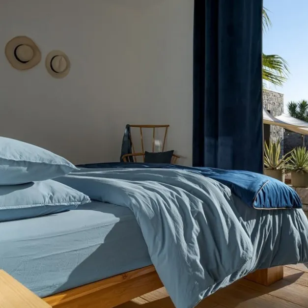 Housse de couette Bleu