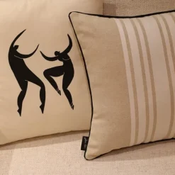 Housse de coussin Blanc