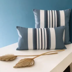 Housse de coussin Bleu