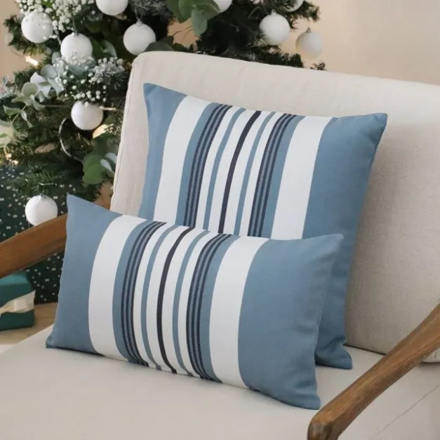 Housse de coussin Bleu