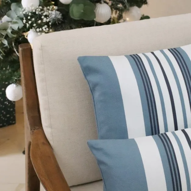 Housse de coussin Bleu