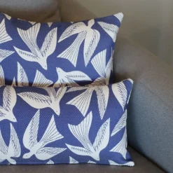 Housse de coussin Bleu