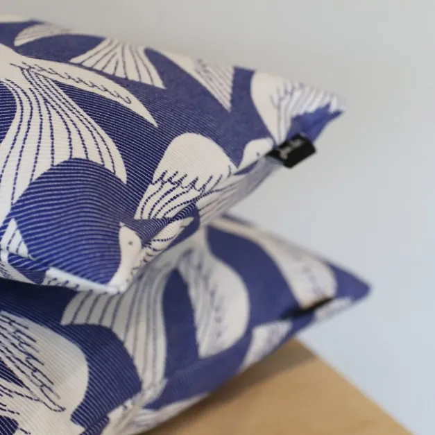 Housse de coussin Bleu