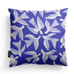 Housse de coussin Bleu