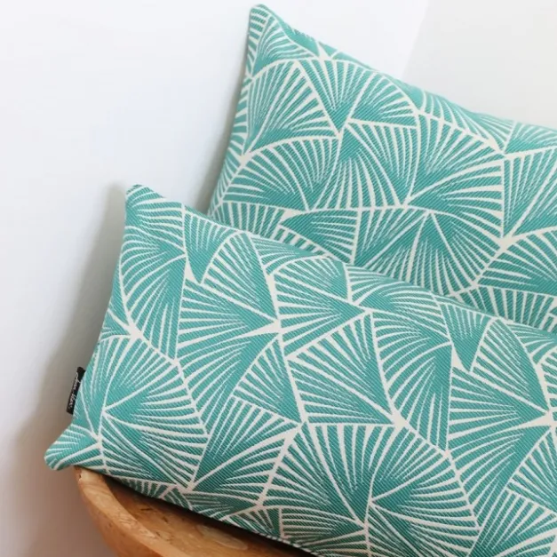 Housse de coussin Bleu