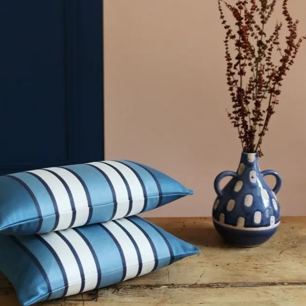Housse de coussin Bleu