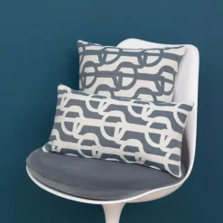 Housse de coussin Bleu