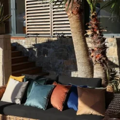 Housse de coussin Gris