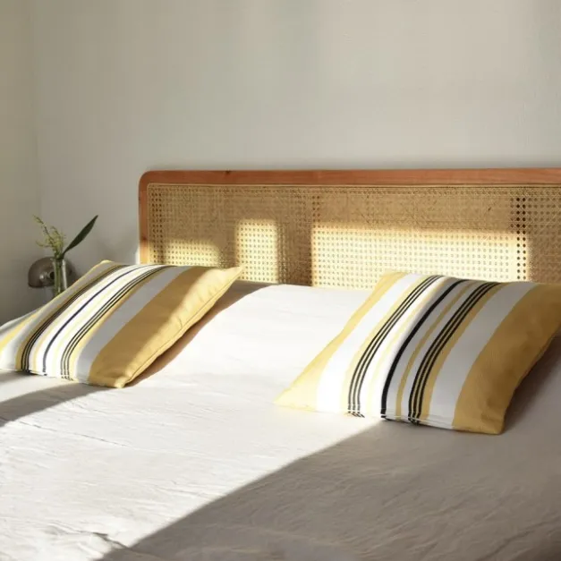 Housse de coussin Jaune