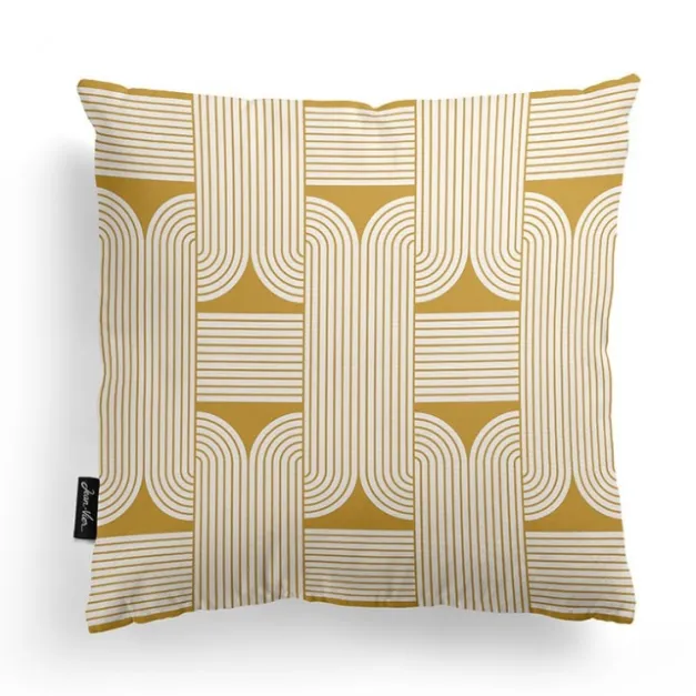 Housse de coussin Jaune