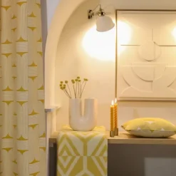 Housse de coussin Jaune