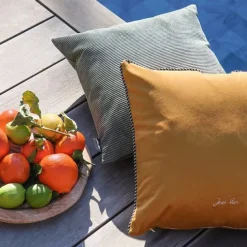 Housse de coussin Jaune