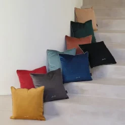 Housse de coussin Marron