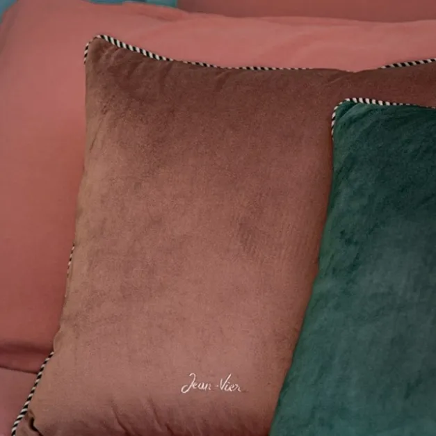 Housse de coussin Marron