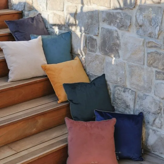 Housse de coussin Marron