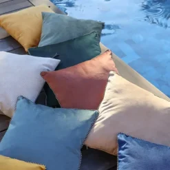Housse de coussin Marron