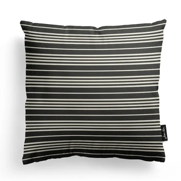 Housse de coussin Noir