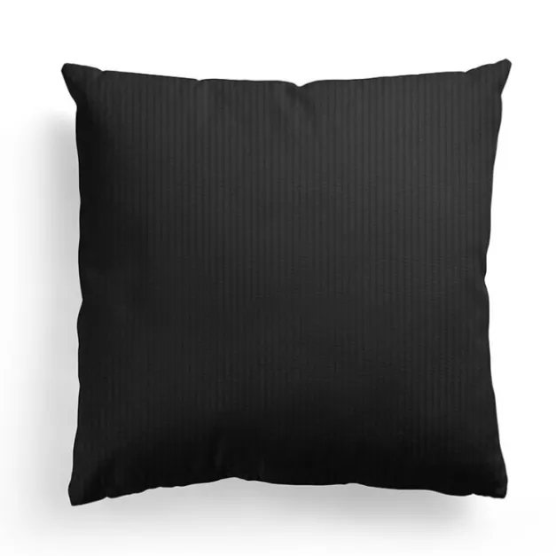 Housse de coussin Noir