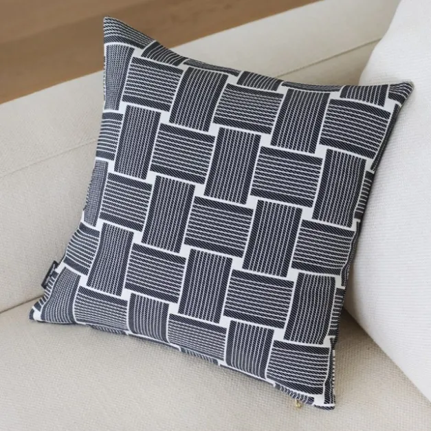 Housse de coussin Noir