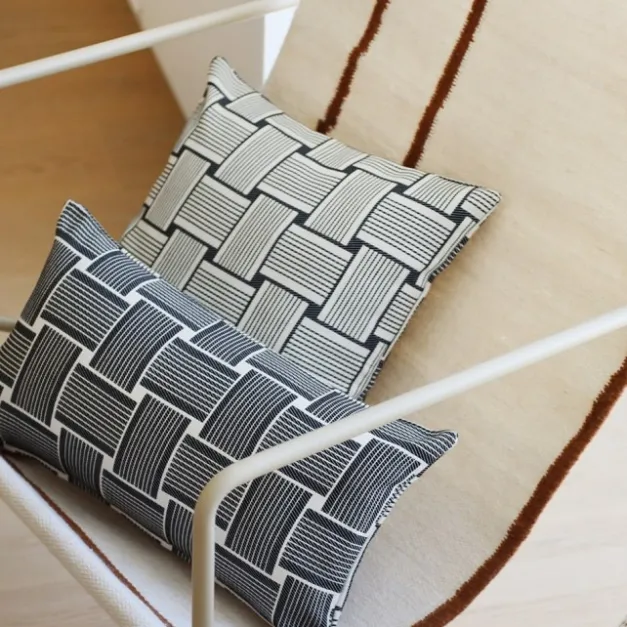 Housse de coussin Noir