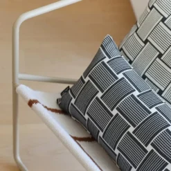Housse de coussin Noir