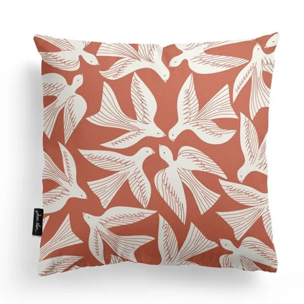 Housse de coussin Orange