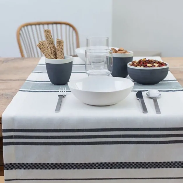 Maison Jean-Vier Linge Basque Blanc