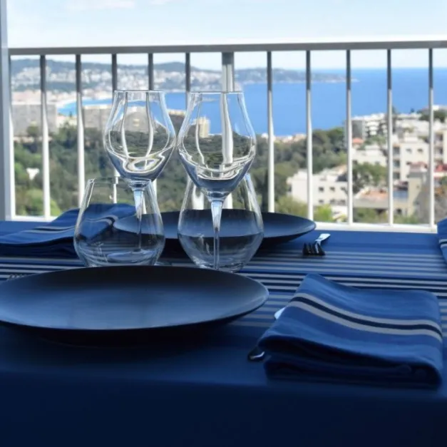 Nappe de table Bleu