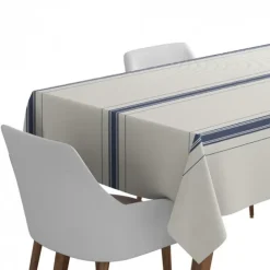 Nappe en coton Bleu