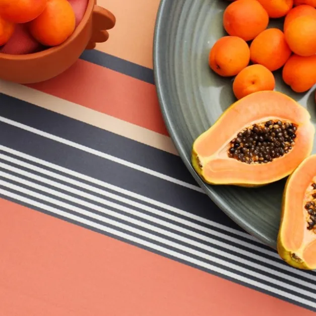 Nappe enduite Orange