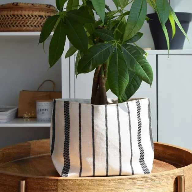 Panière et corbeille à pain en tissu Blanc