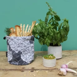 Panière et corbeille à pain en tissu
