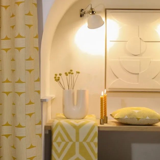 Rideaux Jaune