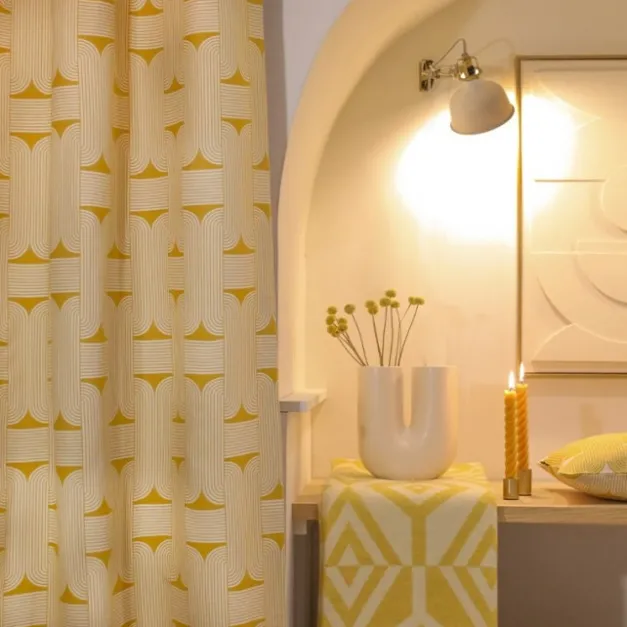 Rideaux Jaune