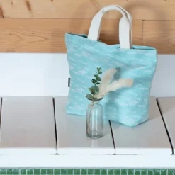 Sac Shopping Bleu